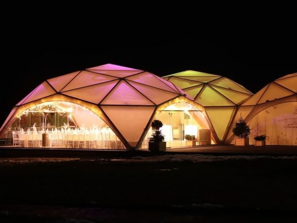 Wooden tents