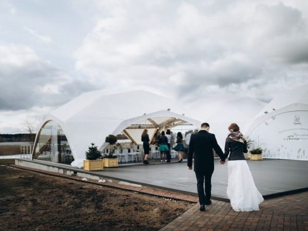 Wooden tents