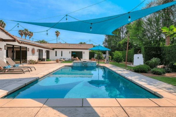 Swimming pool canopies