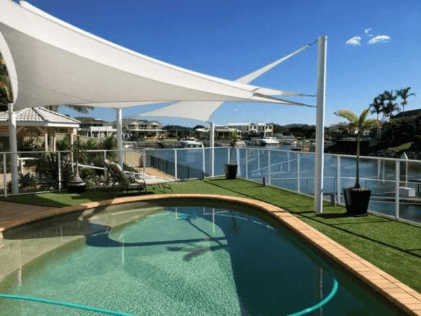 Swimming pool canopies