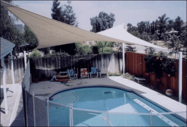 Swimming pool canopies