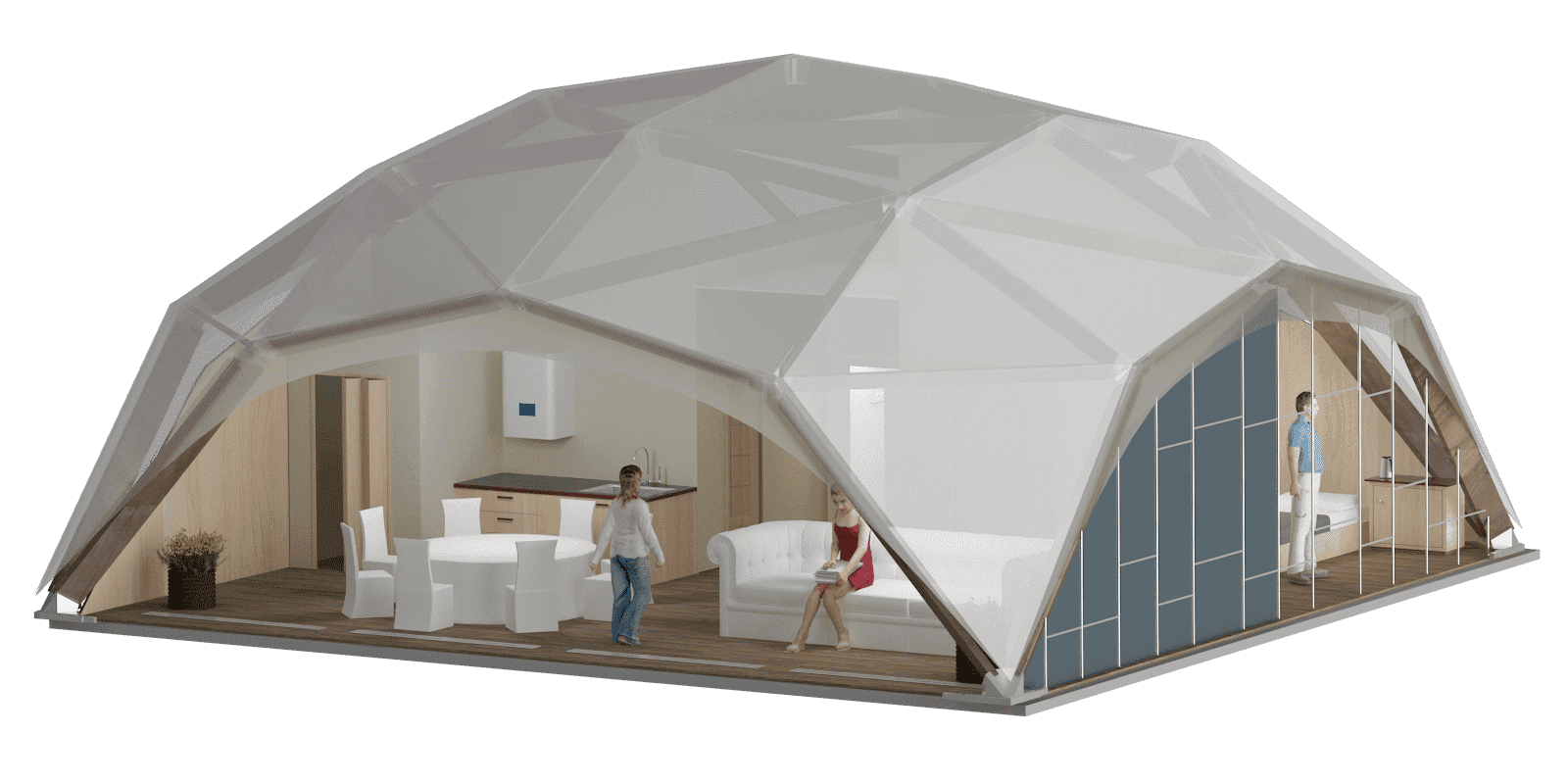 Square glamping